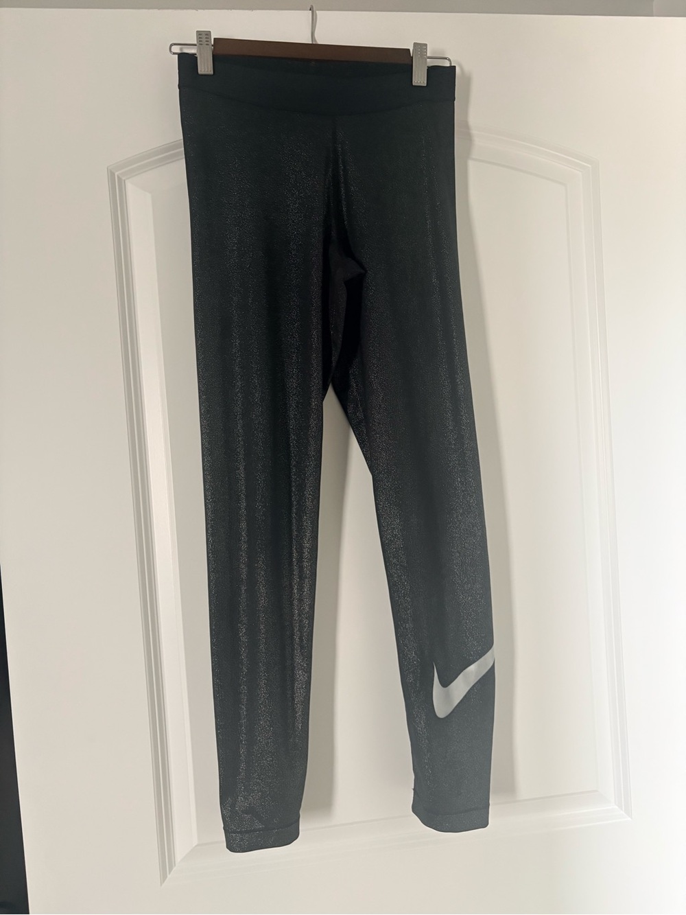 Nike Pro Black Leggings with Reflective Swoosh